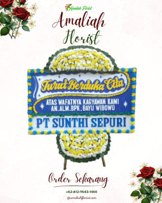 Papan Bunga Duka di Penebel