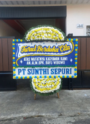 Papan Bunga Duka di Penebel