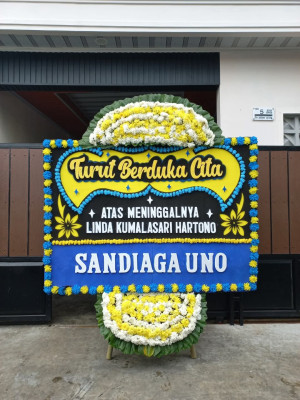 Papan Bunga Duka di Penebel
